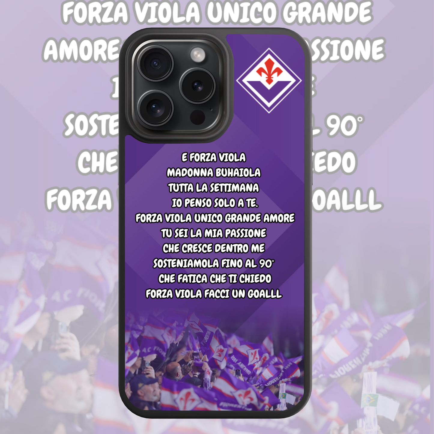 COVER CORO FI FORZA VIOLA