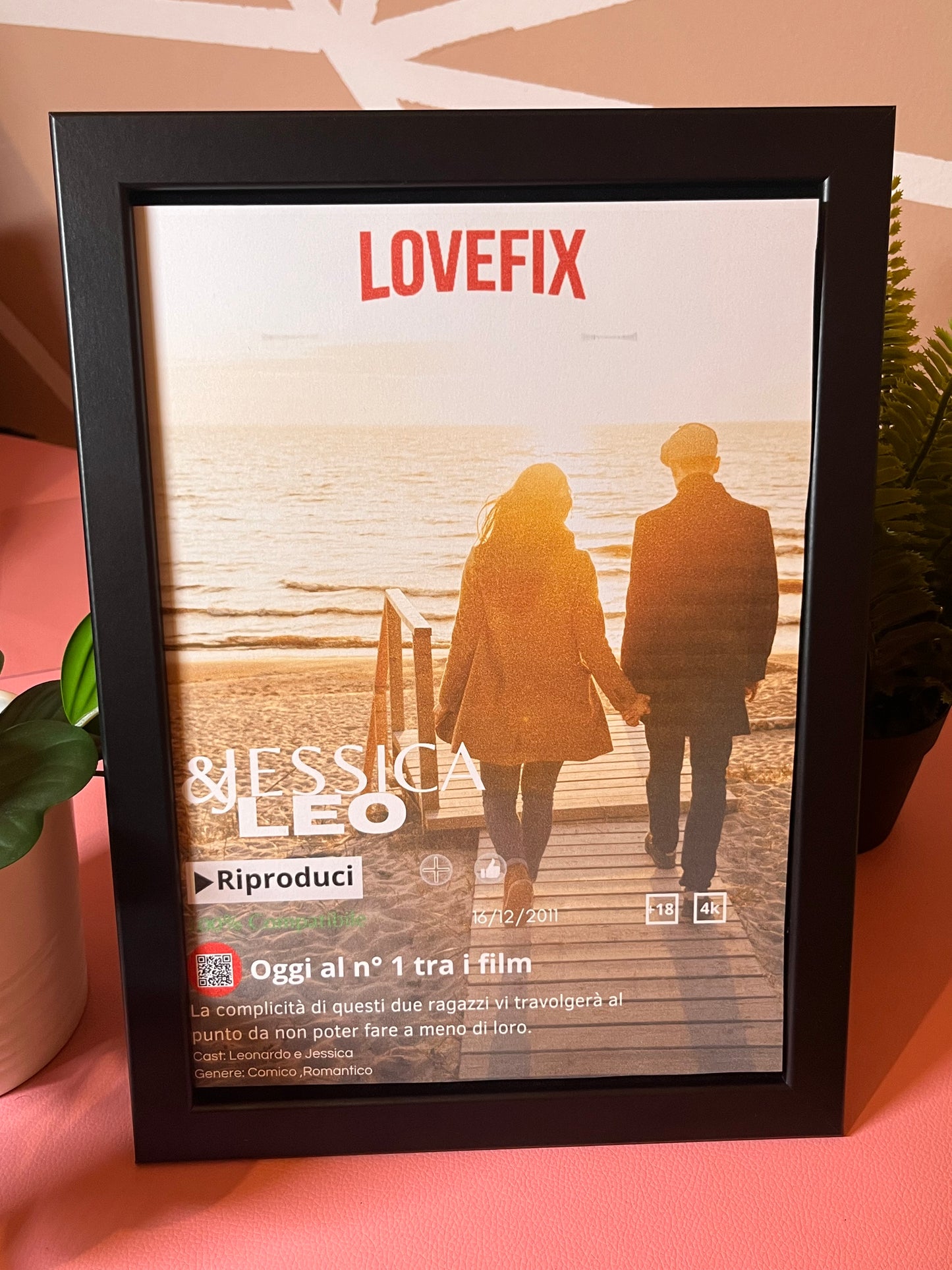 Poster personalizzata con cornice