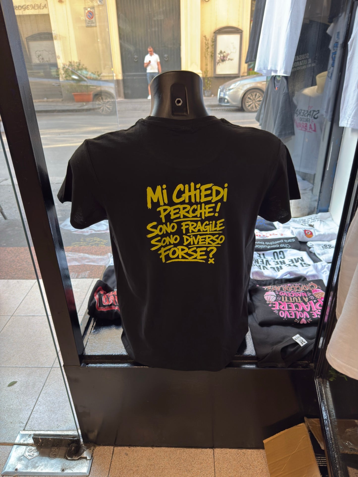 T SHIRTS SONO DIVERSO FORSE ?