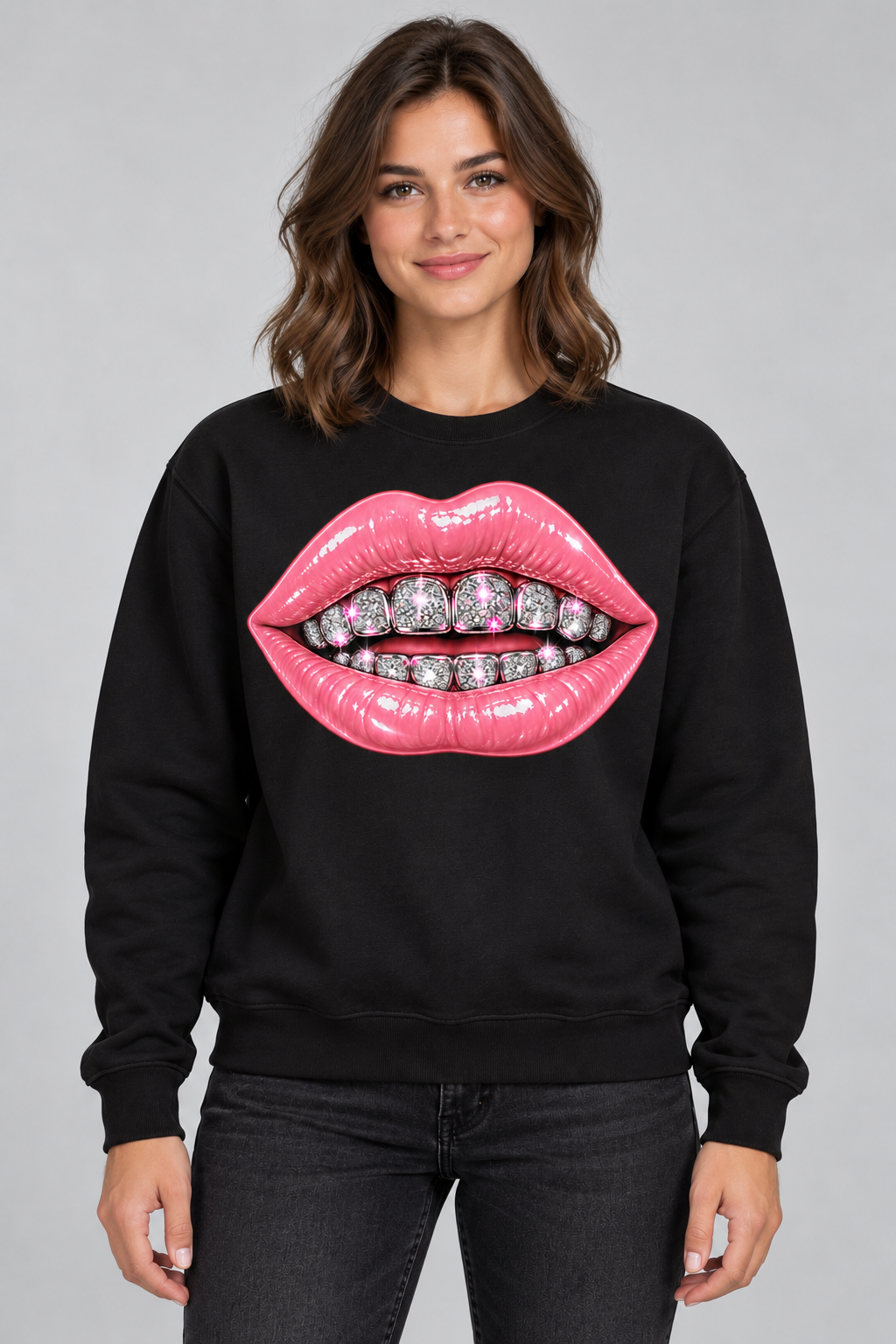 Felpa LIPS PINK