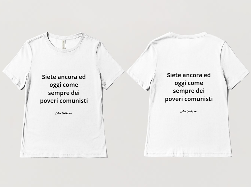 t-shirt Frasi celebri