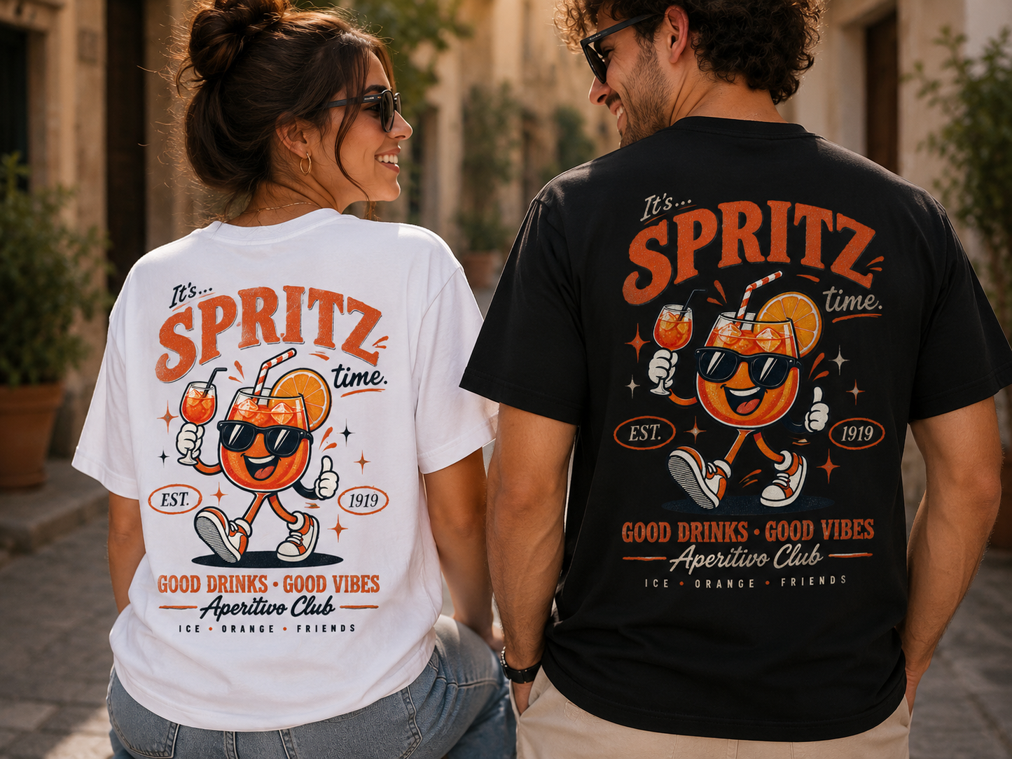 T SHIRTS it's aperitivo time