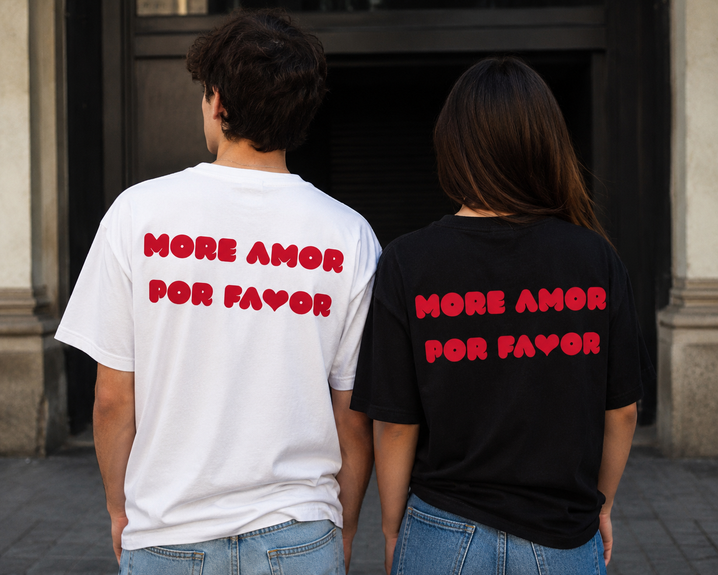 T SHIRTS  MORE AMOR PER FAVOR