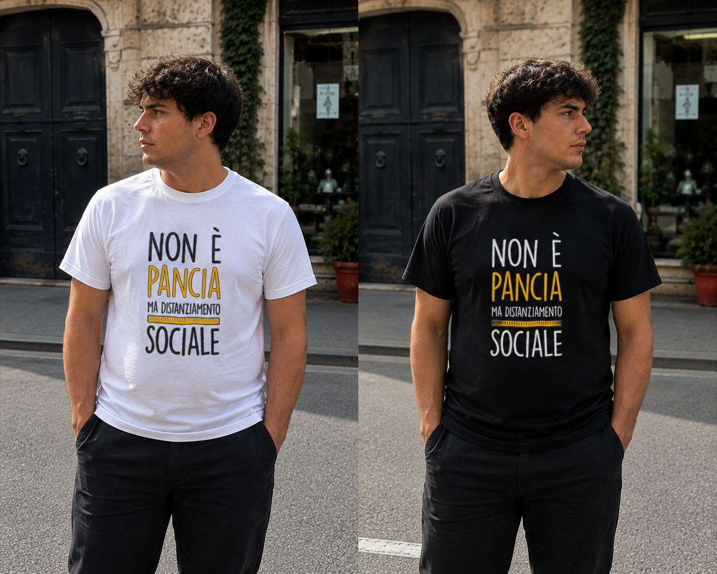 T SHIRTS NON E' PANCIA