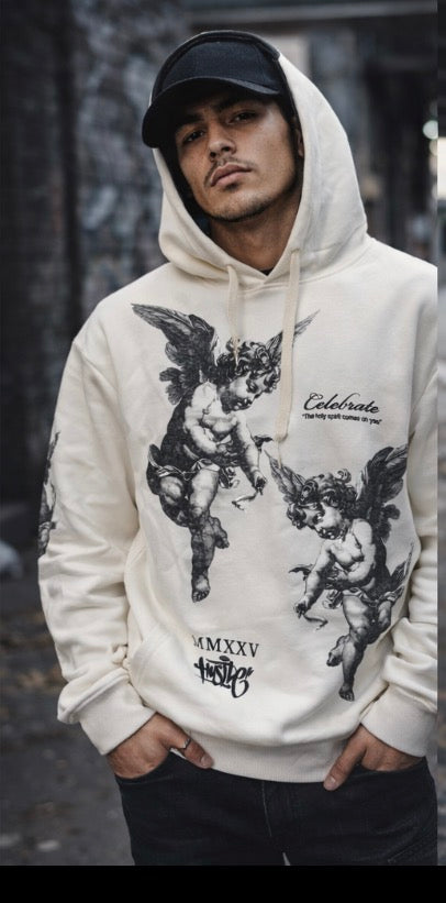 New Felpe  SACRED ANGELS HOODIE streetwear style