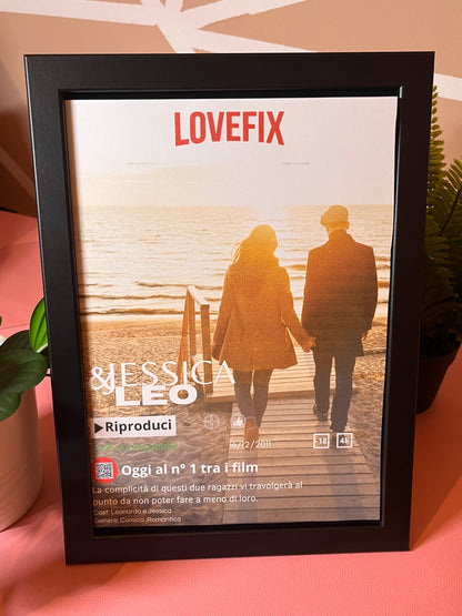 Poster personalizzata con cornice