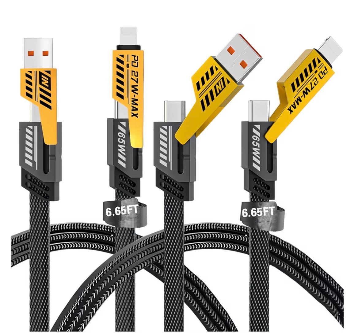 cavi di ricarica rapida 4 in 1