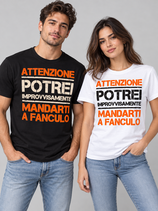 T SHIRTS ATTENZIONE