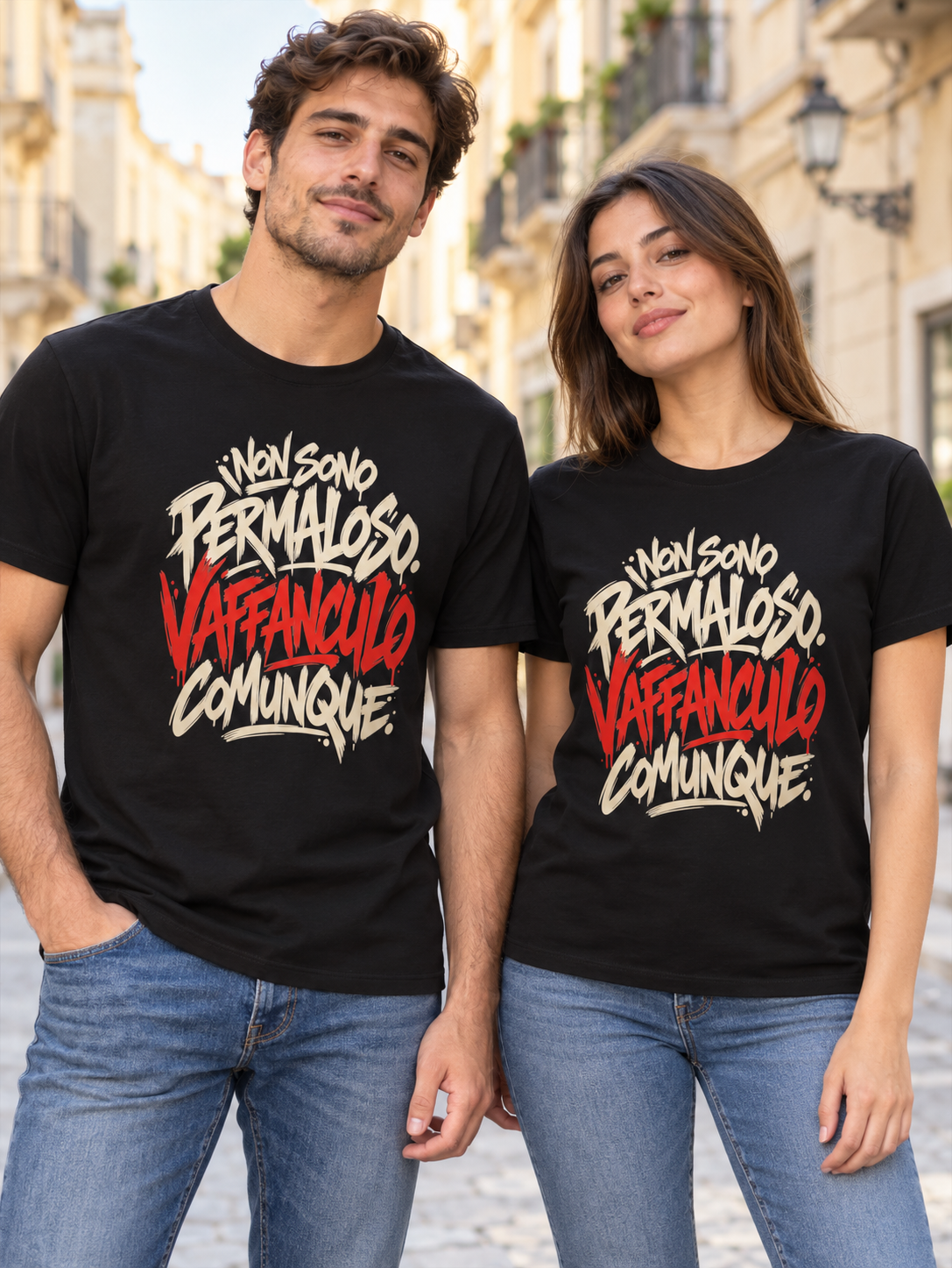 T SHIRTS non SONO permaloso