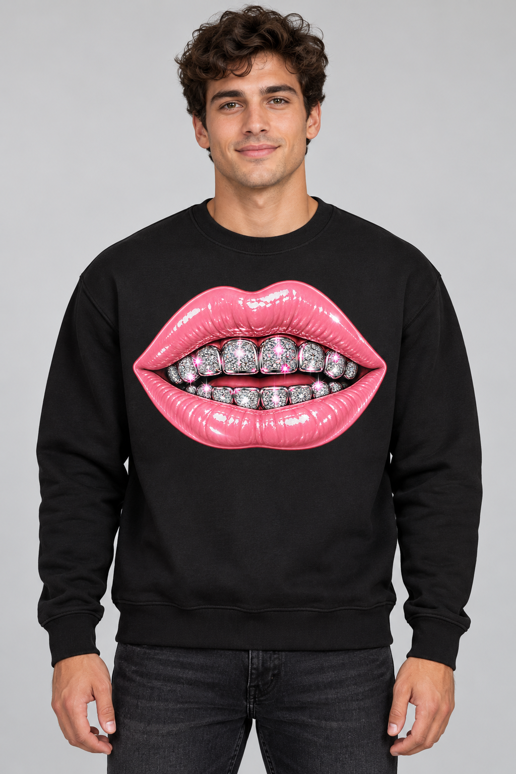 Felpa LIPS PINK