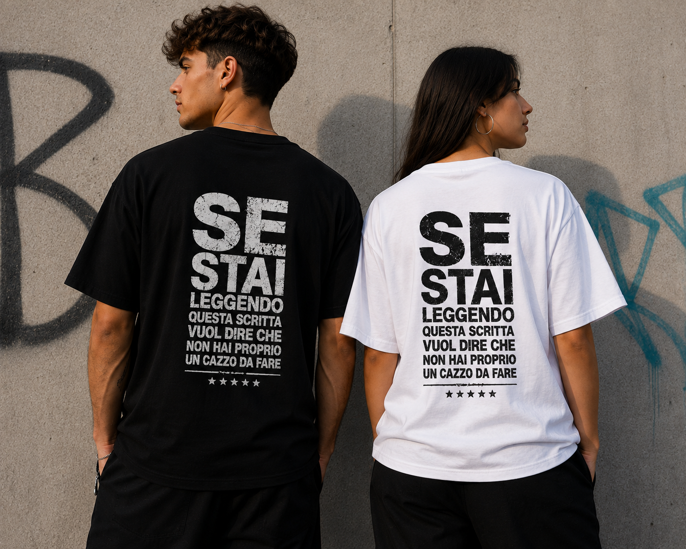 T SHIRTS SE STAI LEGGENDO