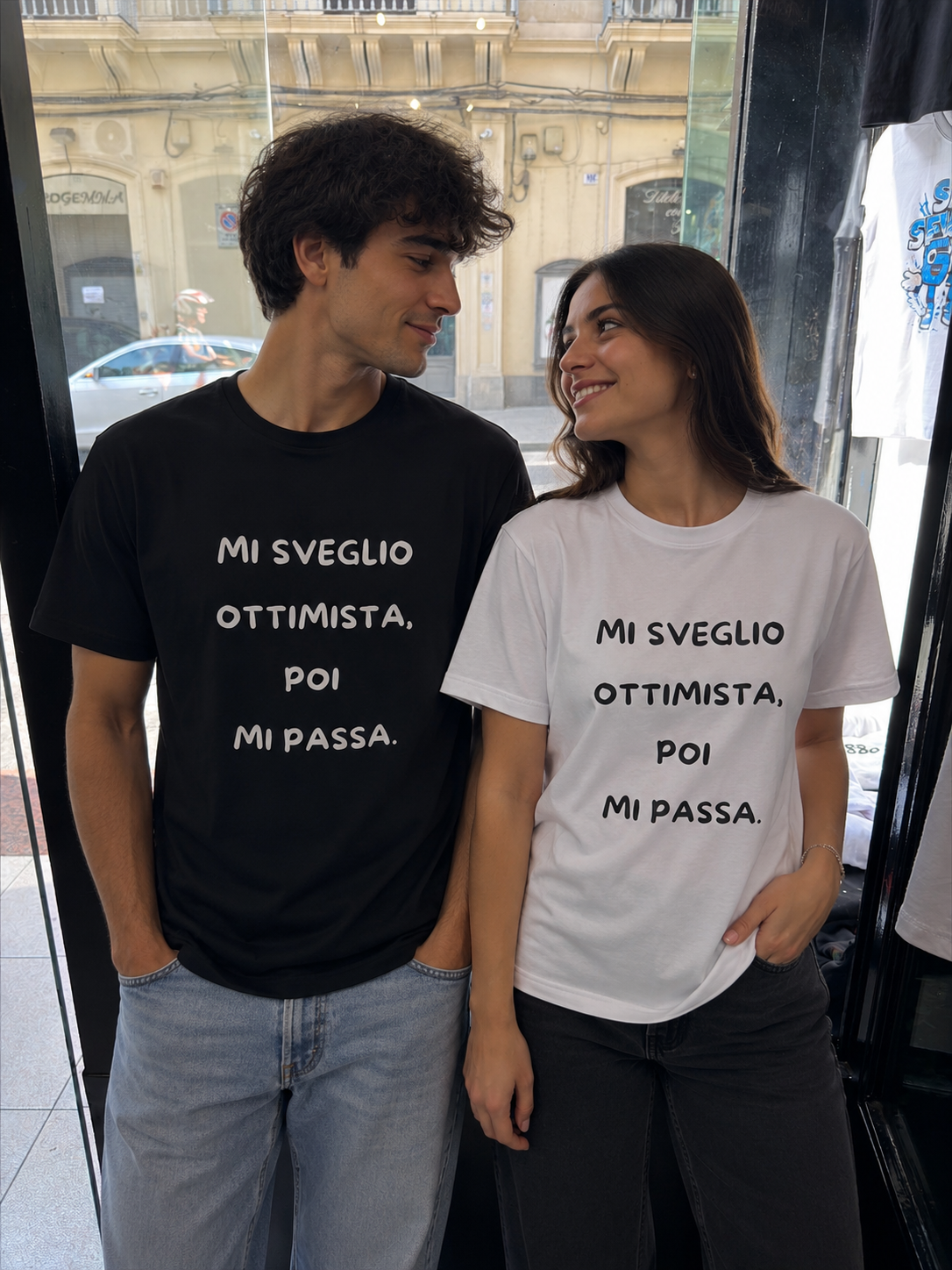T SHIRTS OTTIMISTA !!