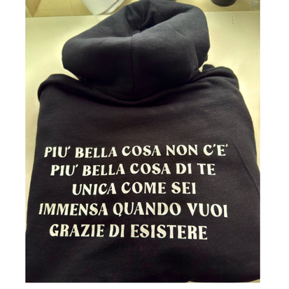 FELPA CORO JU PIU' BELLA COSA NON C'E